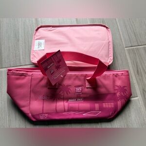 Limited Edition Trader Joe’s Pink Insulated Mini Cooler Bags NWT
